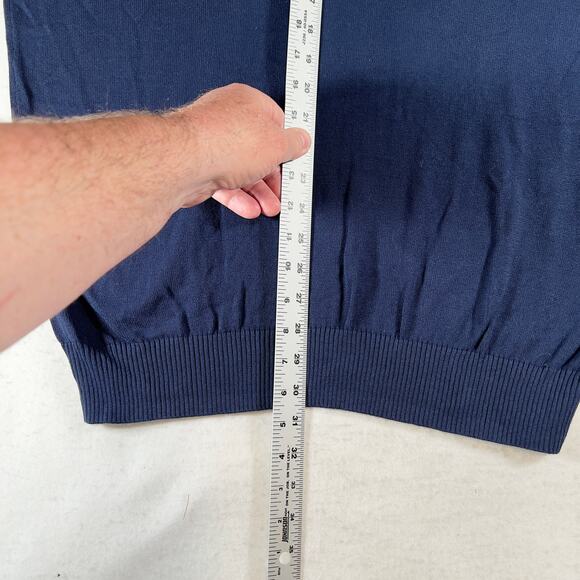 Jos. A. Bank V Neck Sweater Men XL 100 Pima Cotton Signature Collection Pullover - Picture 6 of 8